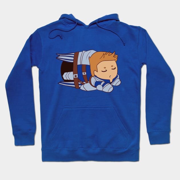 Chibi Warden Alistair Hoodie by SapphireAngelBunny